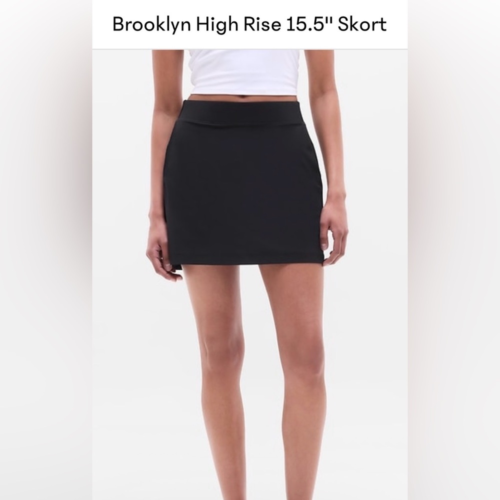 Athleta Black Performance Mini Skirt